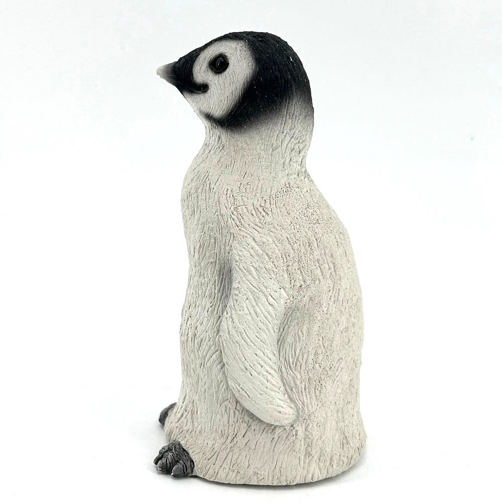 Sandicast Emperor Penguin Chick Figurine S Brue 1992 Handpainted Sculpture USA - Picture 3 of 7